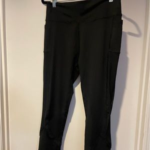 NWOT Black Pull-On Pants w Elastic Waist, Hip Pockets + 1 Back Pocket. XL